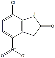 7-chloro-4-nitroindolin-2-one Structure