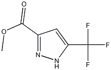 methyl 5-(trifluoromethyl)-1H-pyrazole-3-carboxylate Struktur