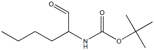 tert-butyl 1-formylpentylcarbamate Structure