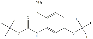 tert-butyl 2-(aminomethyl)-5-(trifluoromethoxy)phenylcarbamate