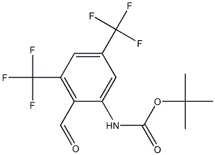 tert-butyl 2-formyl-3,5-bis(trifluoromethyl)phenylcarbamate