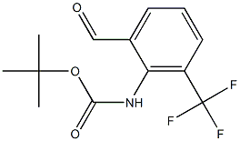  tert-butyl 2-formyl-6-(trifluoromethyl)phenylcarbamate