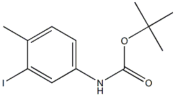 tert-butyl 3-iodo-4-methylphenylcarbamate Struktur