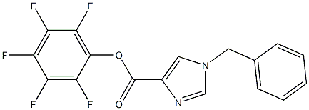 Perfluorophenyl 1-Benzyl-1H-Imidazole-4-Carboxylate Struktur
