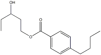 1,3-Pentanediol mono(4-n-butylbenzoate) Structure