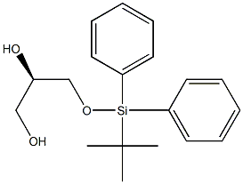 (R)-3-(tert-butyldiphenylsilyloxy)propane-1,2-diol Structure