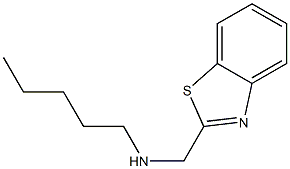 (1,3-benzothiazol-2-ylmethyl)(pentyl)amine Struktur