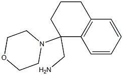 (1-morpholin-4-yl-1,2,3,4-tetrahydronaphthalen-1-yl)methylamine Structure