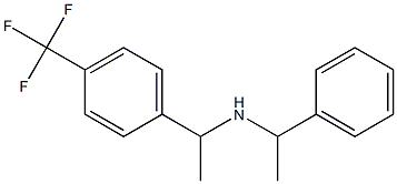 (1-phenylethyl)({1-[4-(trifluoromethyl)phenyl]ethyl})amine 结构式
