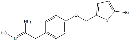 (1Z)-2-{4-[(5-bromothien-2-yl)methoxy]phenyl}-N'-hydroxyethanimidamide