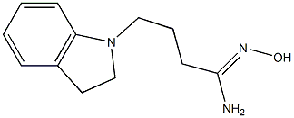 (1Z)-4-(2,3-dihydro-1H-indol-1-yl)-N'-hydroxybutanimidamide|
