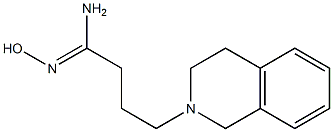 (1Z)-4-(3,4-dihydroisoquinolin-2(1H)-yl)-N'-hydroxybutanimidamide Structure