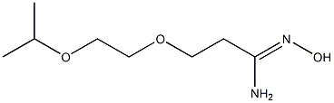 (1Z)-N'-hydroxy-3-(2-isopropoxyethoxy)propanimidamide