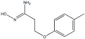 (1Z)-N'-hydroxy-3-(4-methylphenoxy)propanimidamide
