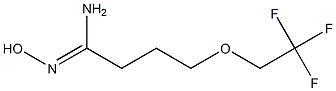 (1Z)-N'-hydroxy-4-(2,2,2-trifluoroethoxy)butanimidamide Structure