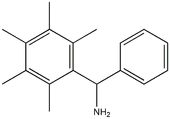(2,3,4,5,6-pentamethylphenyl)(phenyl)methanamine Structure