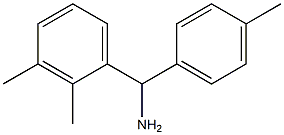 (2,3-dimethylphenyl)(4-methylphenyl)methanamine Structure