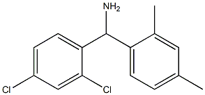 (2,4-dichlorophenyl)(2,4-dimethylphenyl)methanamine Structure