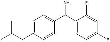 (2,4-difluorophenyl)[4-(2-methylpropyl)phenyl]methanamine|