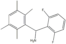 (2,6-difluorophenyl)(2,3,5,6-tetramethylphenyl)methanamine,,结构式