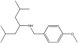 (2,6-dimethylheptan-4-yl)[(4-methoxyphenyl)methyl]amine