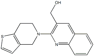 (2-{4H,5H,6H,7H-thieno[3,2-c]pyridin-5-yl}quinolin-3-yl)methanol Structure