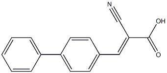 (2E)-3-(1,1'-biphenyl-4-yl)-2-cyanoacrylic acid