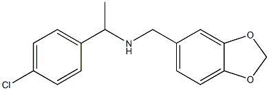 (2H-1,3-benzodioxol-5-ylmethyl)[1-(4-chlorophenyl)ethyl]amine