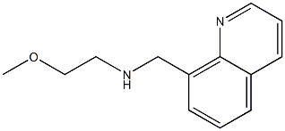 (2-methoxyethyl)(quinolin-8-ylmethyl)amine Structure