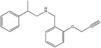 (2-phenylpropyl)({[2-(prop-2-yn-1-yloxy)phenyl]methyl})amine