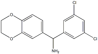 (3,5-dichlorophenyl)(2,3-dihydro-1,4-benzodioxin-6-yl)methanamine|