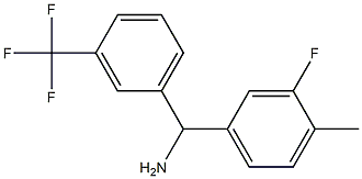 (3-fluoro-4-methylphenyl)[3-(trifluoromethyl)phenyl]methanamine