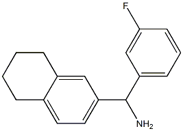 (3-fluorophenyl)(5,6,7,8-tetrahydronaphthalen-2-yl)methanamine|