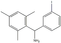 (3-iodophenyl)(2,4,6-trimethylphenyl)methanamine Struktur