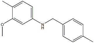 (3-methoxy-4-methylphenyl)(4-methylphenyl)methylamine Structure