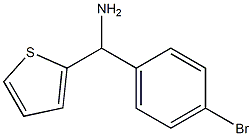 (4-bromophenyl)(thiophen-2-yl)methanamine Struktur