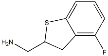 (4-fluoro-2,3-dihydro-1-benzothiophen-2-yl)methanamine Structure