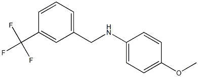 (4-methoxyphenyl)[3-(trifluoromethyl)phenyl]methylamine Structure