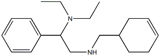 (cyclohex-3-en-1-ylmethyl)[2-(diethylamino)-2-phenylethyl]amine|