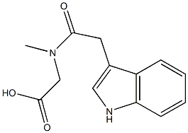 [(1H-indol-3-ylacetyl)(methyl)amino]acetic acid|