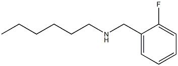 [(2-fluorophenyl)methyl](hexyl)amine Structure