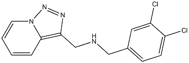 [(3,4-dichlorophenyl)methyl]({[1,2,4]triazolo[3,4-a]pyridin-3-ylmethyl})amine