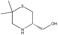 [(3S)-6,6-dimethylthiomorpholin-3-yl]methanol 结构式