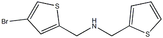 [(4-bromothiophen-2-yl)methyl](thiophen-2-ylmethyl)amine,,结构式