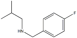 [(4-fluorophenyl)methyl](2-methylpropyl)amine 化学構造式
