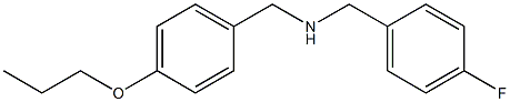 [(4-fluorophenyl)methyl][(4-propoxyphenyl)methyl]amine|