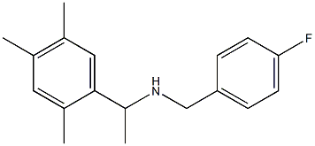 [(4-fluorophenyl)methyl][1-(2,4,5-trimethylphenyl)ethyl]amine Structure