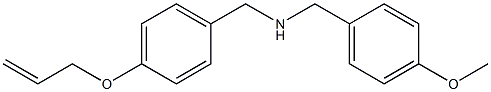 [(4-methoxyphenyl)methyl]({[4-(prop-2-en-1-yloxy)phenyl]methyl})amine
