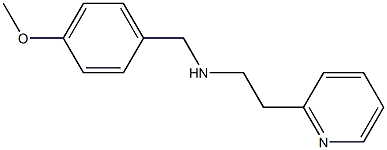 [(4-methoxyphenyl)methyl][2-(pyridin-2-yl)ethyl]amine Structure