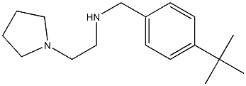 [(4-tert-butylphenyl)methyl][2-(pyrrolidin-1-yl)ethyl]amine Structure